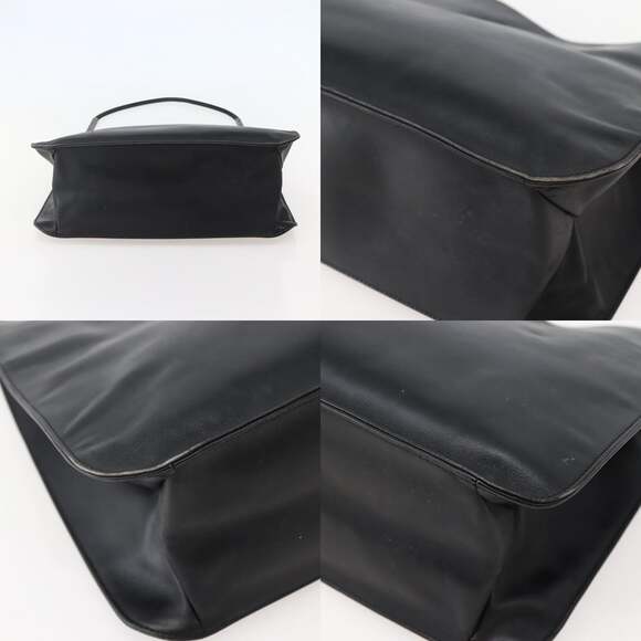 GUCCI Shoulder Bag Leather Black Silver 001 001 - Picture 10 of 13